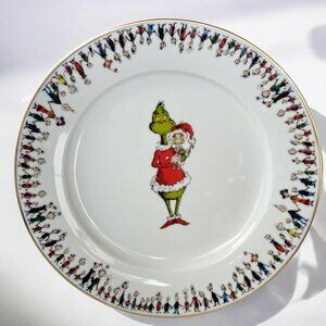 The Grinch and Cindy Lou Who 10.5” Dinner Plate by Zrike 2024